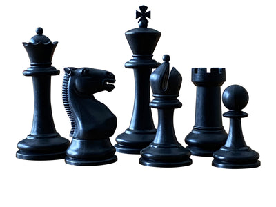 Tournament Weighted Plastic Chessmen & Bag - Official Staunton™ 