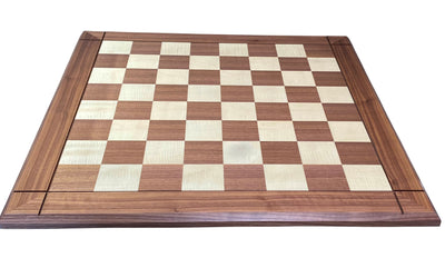 Italian Walnut Chess Board & Sultan Redwood Chess Pieces - Official Staunton™ 