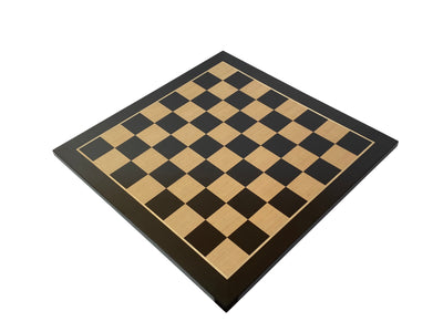 21" Superior Anegre and Maple Chess Board - Official Staunton™ 