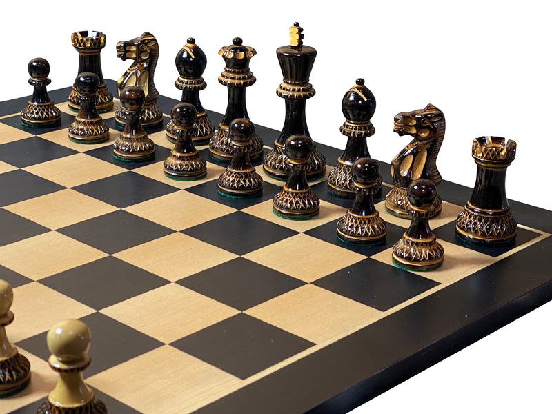 Artistic Parker Anegre Chess Set & PU Box - Official Staunton™ 