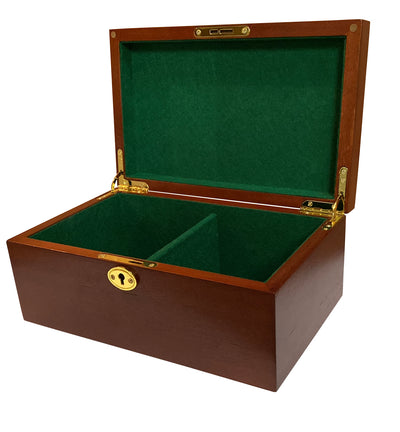 Large Deluxe Mahogany Chess Box - Official Staunton™ 