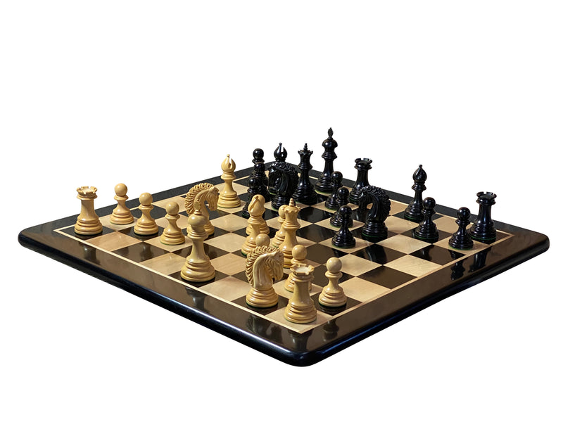 Appaloosa Ezekiel Ebony Chess Set Combination - Official Staunton™ 