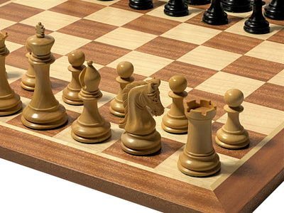 Tristan Imperial Ebony and Mahogany Chess Set & Box - Official Staunton™ 