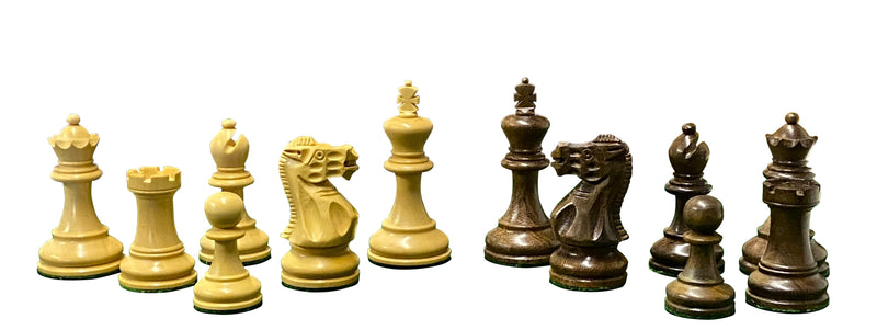 Elite Staunton Acacia Chess Pieces & Drawstring Bag - Official Staunton™ 