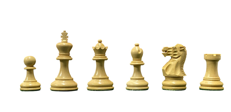 Elite Staunton Acacia Chess Pieces & Drawstring Bag - Official Staunton™ 