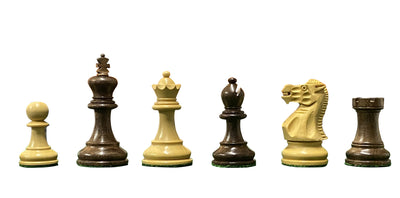 Elite Staunton Acacia Chess Pieces & Drawstring Bag - Official Staunton™ 