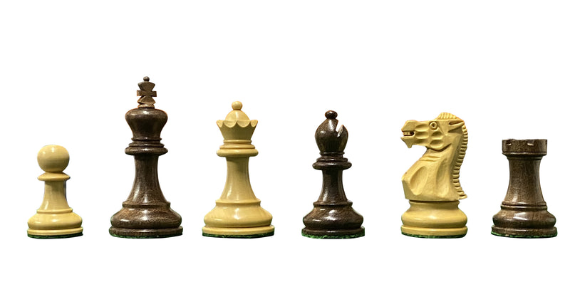 Elite Staunton Acacia Chess Pieces & Drawstring Bag - Official Staunton™ 