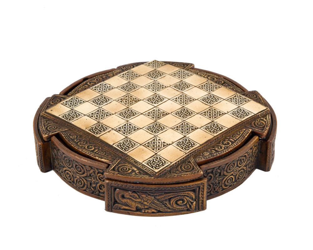 Isle Of Lewis Compact Celtic Chess Set - Official Staunton™ 