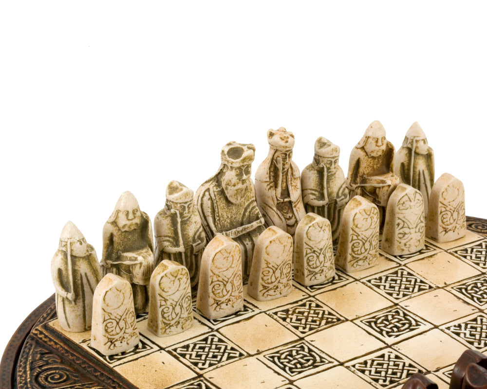 Isle Of Lewis Compact Celtic Chess Set - Official Staunton™ 