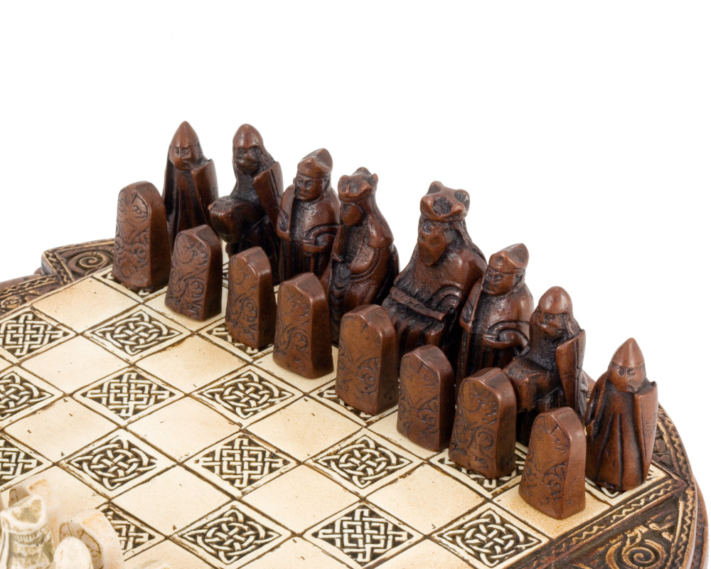 Isle Of Lewis Compact Celtic Chess Set - Official Staunton™ 