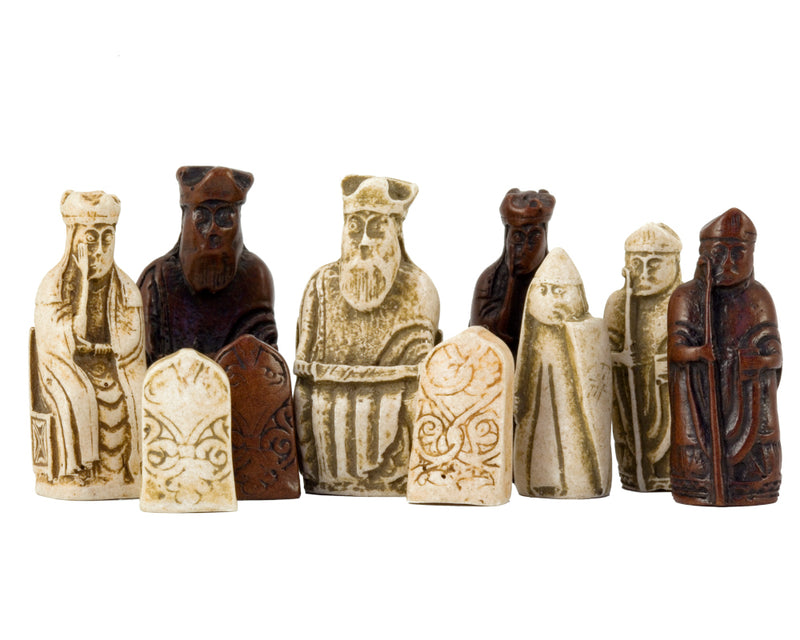 Isle Of Lewis Compact Celtic Chess Set - Official Staunton™ 