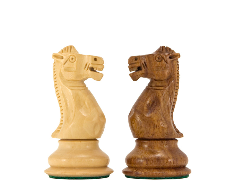 Old English Acacia Boxwood Chess Pieces - Official Staunton™ 