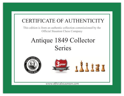 Antique Collector Series 21" Wenge Chessboard & Mahogany Box - Official Staunton™ 