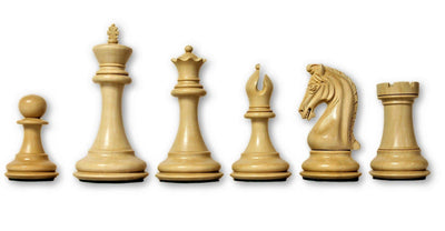 4.5 Inch Imperial Ebony & Boxwood Chess Pieces - Official Staunton™ 