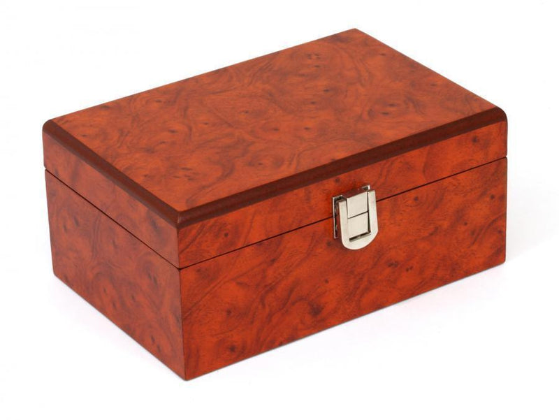Large Burl Root Wood Chess Box - Official Staunton™ 
