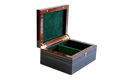 Italian Luxury Makassar Chess Box - Official Staunton™ 