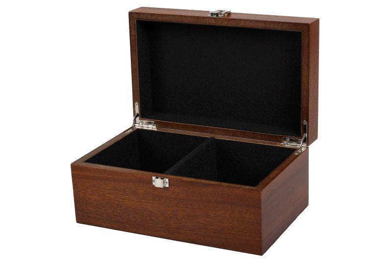 Butiful Chess Box Standard Sapele Mahogany Chess Box – Official Staunton