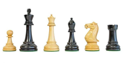 Winchester Staunton Boxwood & Ebonised Chess Pieces - Official Staunton™ 