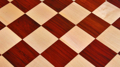23" Padauk Handmade Chess Board - Official Staunton™ 
