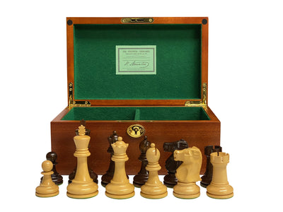1972 Staunton Fischer Rosewood Chess Pieces and Mahogany Box - Official Staunton™ 