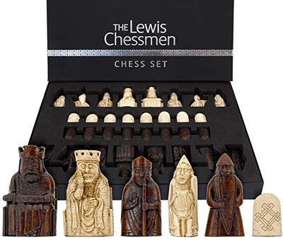 Isle of Lewis Chess Set in Presentation Case - Official Staunton™ 