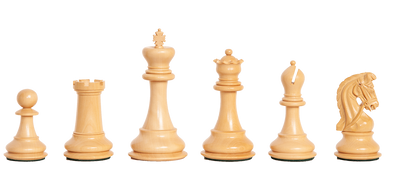 Emperor Sultan Prestige Padauk Chess Pieces - Official Staunton™ 