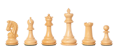 Emperor Sultan Prestige Padauk Chess Pieces - Official Staunton™ 