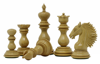4.4" Bellagio Troy Padauk Chess Pieces - Official Staunton™ 